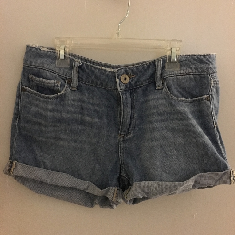 PAIGE "Jimmy Jimmy" Denim Mid-Rise Shorts